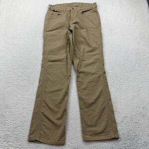 Carhartt Womens FR Flame Resistant Khaki Work Pants 102689-264 6 Short CAT 2